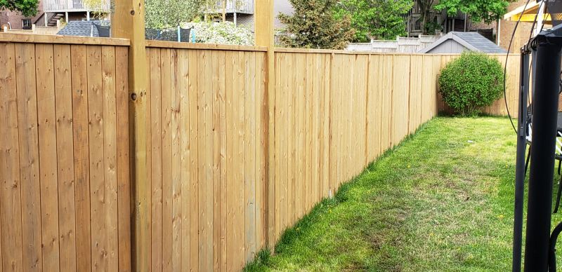 Completed Wooden Fence