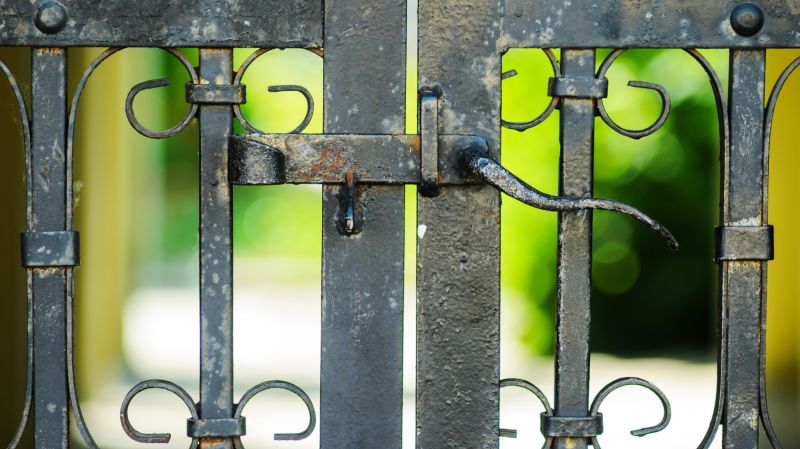 Iron Gate Latch Repair